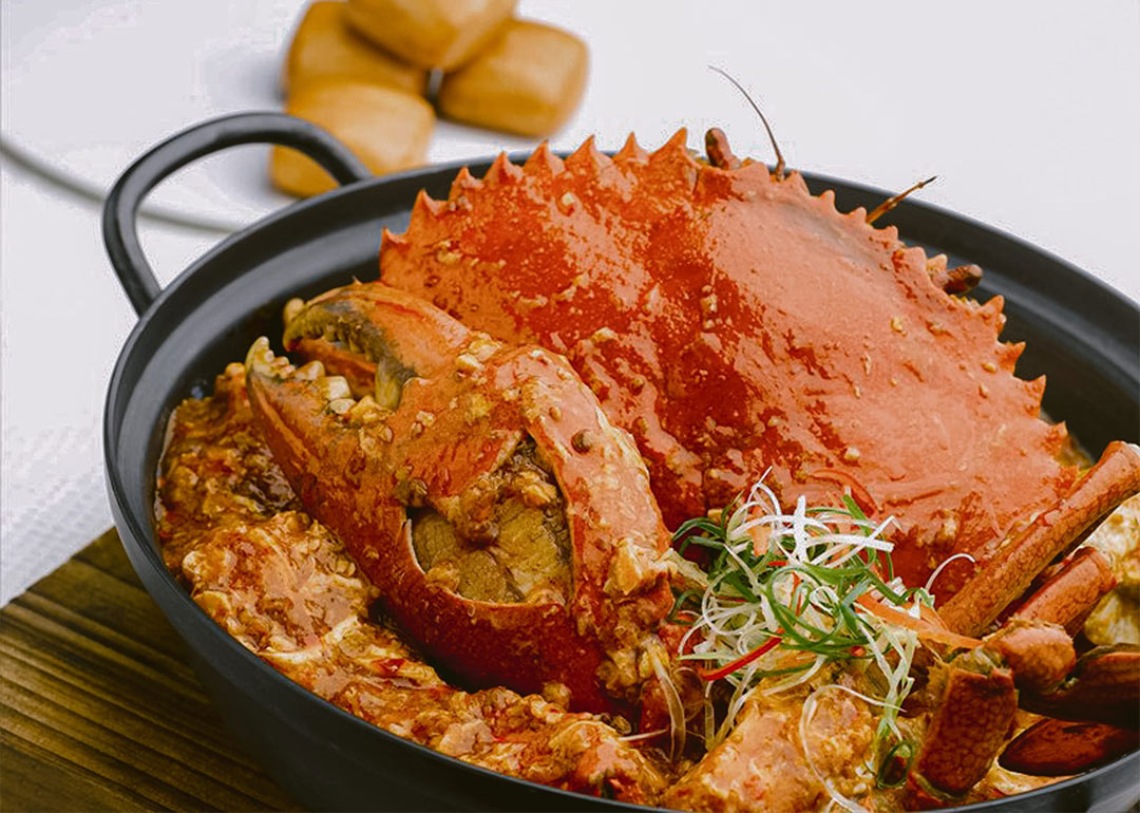 JUMBO Seafood’s chilli crab with mantous